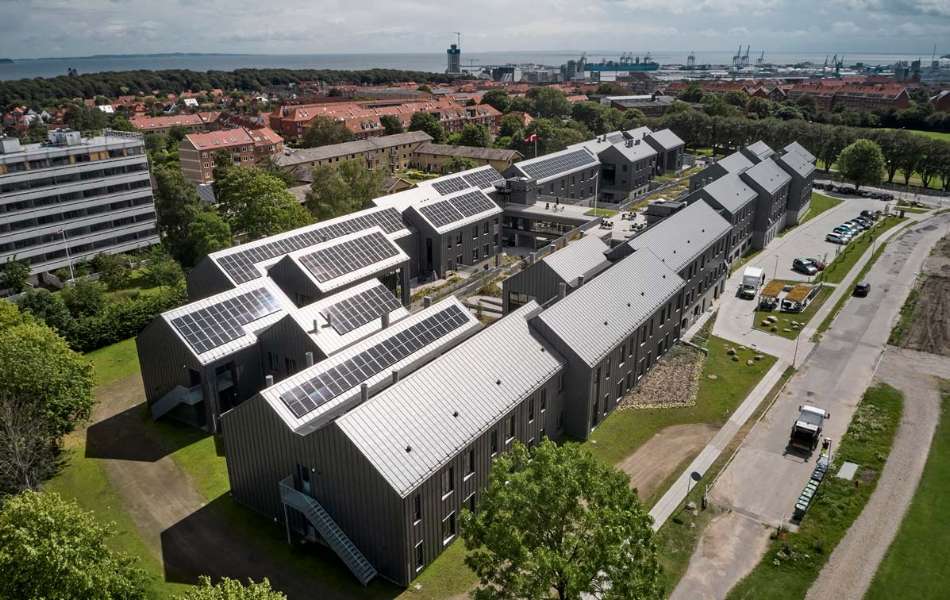 Dementia nursing home community clad and protected with steel. Forgetful?, DemensCentrum Aarhus – Skovvang, Skovvangsvej 97-99, 8200 Aarhus